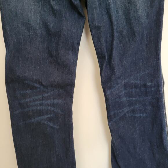 KanCan Ultra High Rise Flare Jeans Rigid Denim Distressed Raw Hem Women 26 - Picture 8 of 12